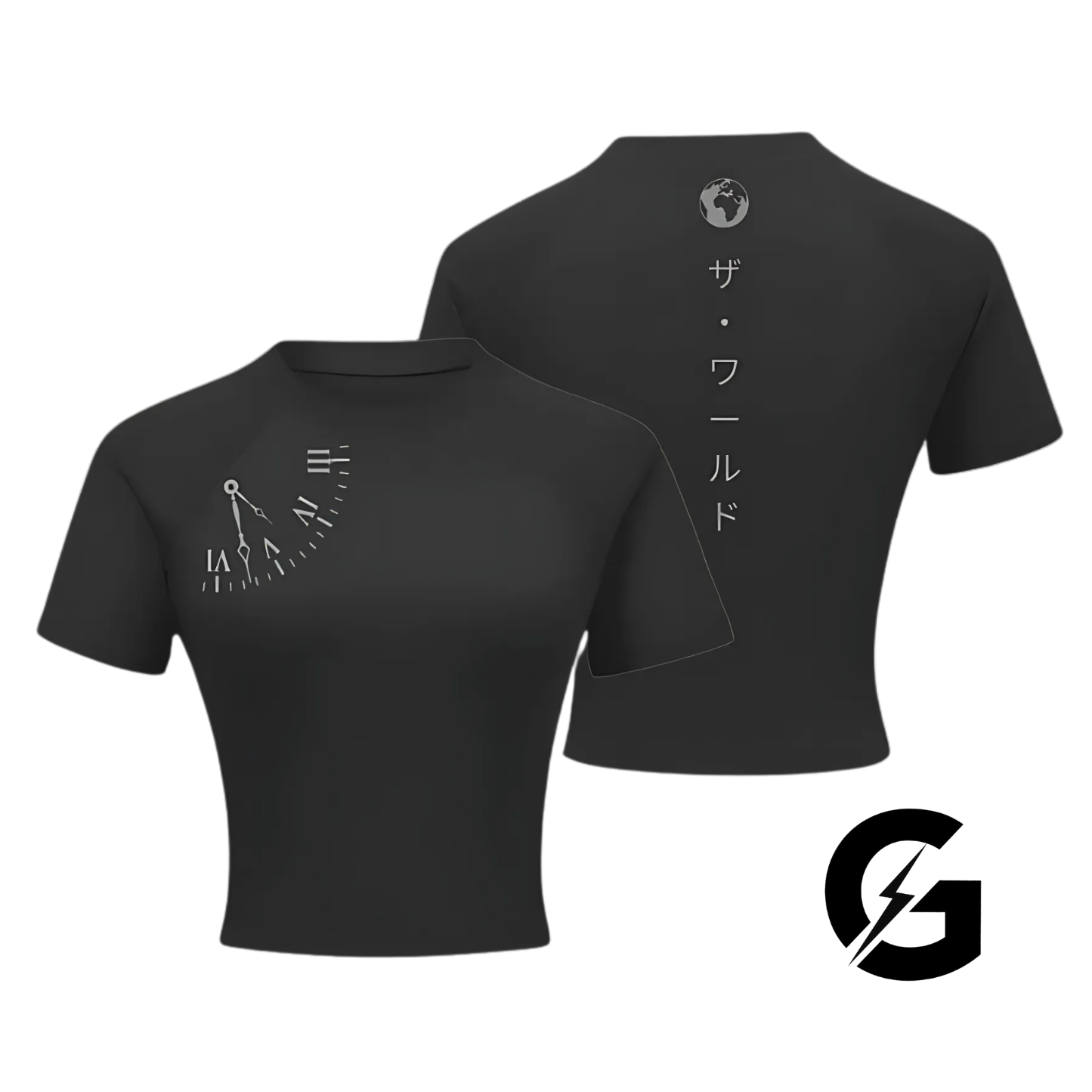 Dio Crop Compression T Shirt
