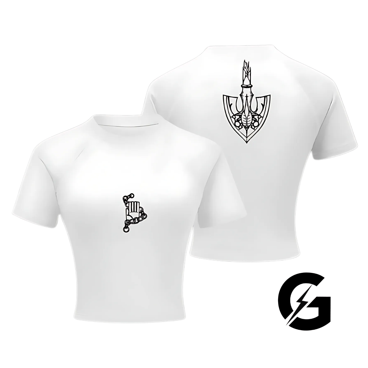 Jotaro Crop Compression T Shirt