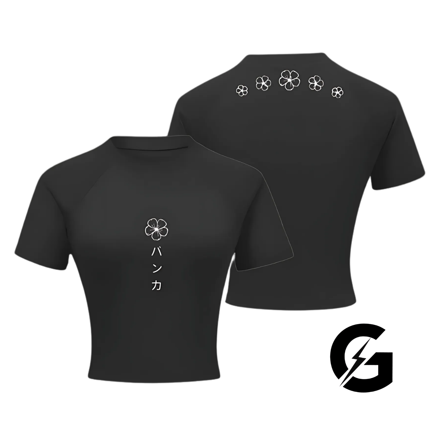 Byakuya Crop Compression T Shirt