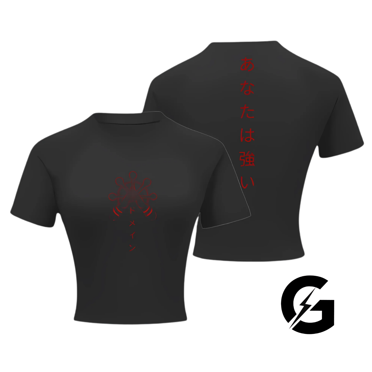 Sukuna Crop Compression T Shirt