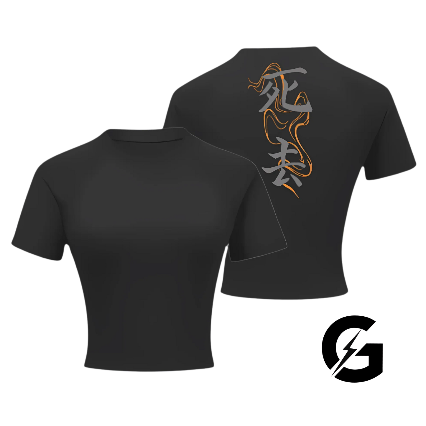 Saitama Crop Compression T Shirt