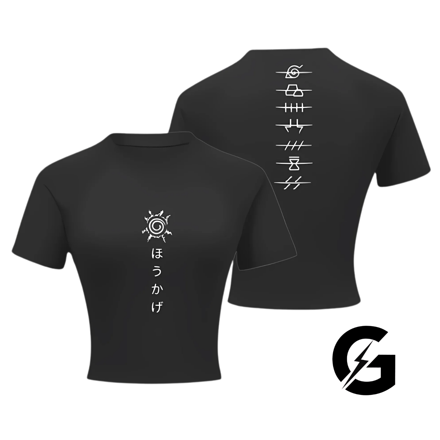 Naruto Crop Compression T Shirt