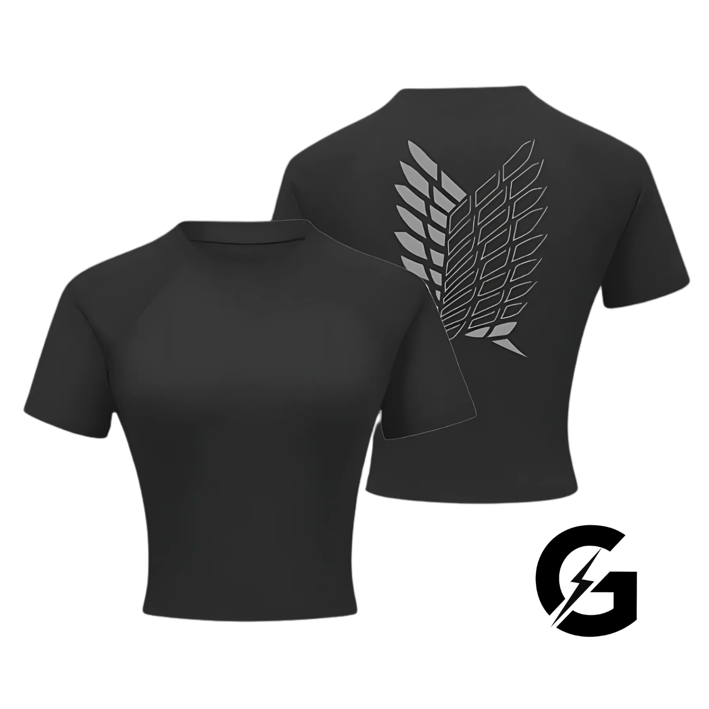 Livai Crop Compression Tshirt